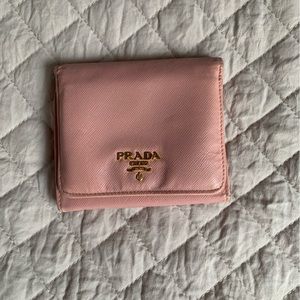 Authentic Prada short wallet